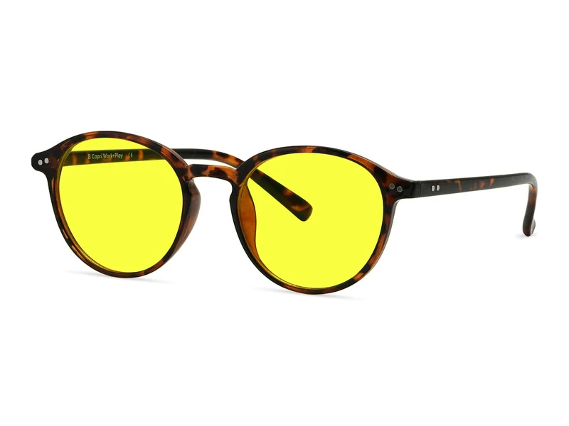 Capri Work+Play - Arbeitsplatz/Gaming Blueblocker Brille Tortoise