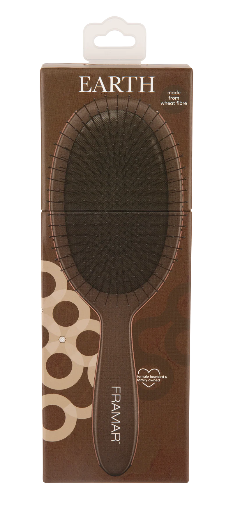 Framar Terra Wheat Fibre Detangle Brush Earth