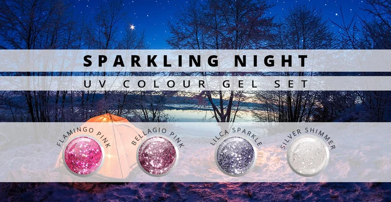 Sparkling Night Farbgel 4er Set